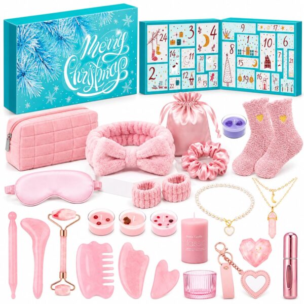 iZoeL Adventskalender 2026 für Frauen – 24 Beauty-, Schmuck- & Self-Care Überraschungen