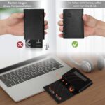 TENBST Herren Geldbörse mit RFID Schutz – Slim Wallet mit 8 Kartenfächern & Münzfach – Bild 7