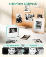 Memoking T02 Mini Drucker – Tragbarer Bluetooth Thermodrucker für Smartphone & Tablet – Bild 8