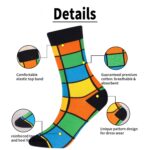 Jeasona 12 Paar Baumwollsocken Damen 35-42 – Bunte Damensocken für jeden Anlass – Bild 5