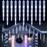Joomer Eiszapfen Lichterkette 4M 90 LED – Weihnachtsbeleuchtung Outdoor mit 8 Modi & Timer