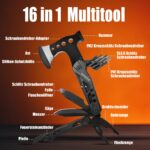 GIRIAITUS 16-in-1 Multitool mit Axt & Hammer – Professionelles Survival Kit für Outdoor & Camping – Bild 4