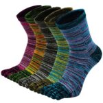 PUTUO Zehensocken Herren Baumwolle 5 Paare – Atmungsaktiv für Sport & Alltag EU 39–47