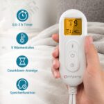 Comfytemp Rücken Heizkissen 39x61cm mit 9 Wärmestufen – Elektrisches Wärmegürtel für Rückenschmerzen – Bild 4