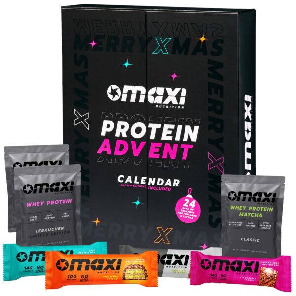 MaxiNutrition Protein Adventskalender 2026 – 24 Fitness-Überraschungen für deine Vorweihnachtszeit