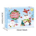 Funewest Schleim Adventskalender 2026 – 24 Tage Slime Kit mit verschiedenen Texturen für Kinder – Bild 3