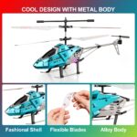 XIKOTEC RC Hubschrauber 31 cm – Ferngesteuert mit 2 Akkus & LED für Kinder ab 8 Jahren – Bild 5
