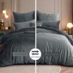 RUIKASI Flanell Bettwäsche 135x200 4teilig – Wärmende Fleece Bettwaren für Winter – Bild 2