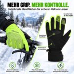 HIKENTURE Winterhandschuhe mit 3M Thinsulate – Wasserdicht & Touchscreen für Fahrrad – Bild 3