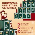 Spielwerk Adventskalender Tannenbaum zum Befüllen – Wiederverwendbar aus Holz – Bild 7