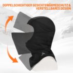 GXCROR Winter Sturmhaube Balaclava – Winddichte Skimaske für Outdoor-Aktivitäten – Bild 3