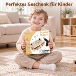 Vanplay Montessori Werkzeugset mit elektrischem Akkuschrauber – Motorikspielzeug ab 3 Jahren – Bild 5