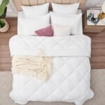 Aisbo Winterbettdecke 220x240 cm mit 450 GSM – Wärmende Steppdecke für kalte Nächte – Bild 7