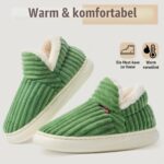 Misolin Hausschuhe Damen Winter mit Memory-Schaum – Warme Pantoffeln mit rutschfester Sohle – Bild 5