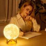 ACED Mondlampe 15 cm mit 128 Farben & 3D-Druck – USB Nachtlicht mit Fernbedienung – Bild 6