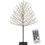 MONZANA Kirschblütenbaum 180 cm mit 200 LED Warmweiss – Elegante Dekoration für Innen & Aussen