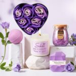Giftota 11-tlg. Wellness Geschenkset für Frauen – Spa Selfcare mit Thermobecher & Duftkerze – Bild 7