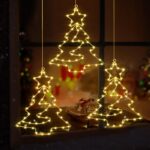 Therlan LED Weihnachtsdeko 3er Set mit 55 LEDs – Fernbedienung, Timer & 8 Lichtmodi
