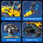 HiWEEGO 5-in-1 Technik Roboter Bausatz mit Fernbedienung & App – Programmierbar für Kinder 6-12+ – Bild 5