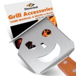 STEVEN-BULL 7 in 1 Grillspachtel – Multifunktionales Grillwerkzeug mit Edelstahl & Holzgriff – Bild 7