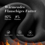 Missluck 2er Pack Thermoleggings Damen mit Seitentaschen – Fleece gefüttert & High Waist – Bild 3