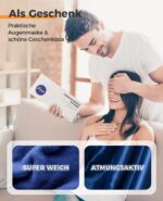 Telepepe beheizte Augenmaske mit Akku – Wärmetherapie 3 Stufen für Augenermüdung – Bild 5