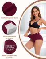 INNERSY 5er Pack Damenslips Baumwolle Hohe Taille – Atmungsaktiv & Komfortabel – Bild 4