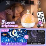 One Fire Sternenhimmel Projektor mit 15 Films, Bluetooth & Fernbedienung – Nachtlicht für Kinder ab 1 Jahr – Bild 6