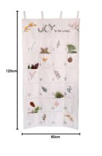 Papierdrachen Adventskalender 2026 – 120x60 cm Wandkalender mit 24 Stoffbeuteln – Bild 3
