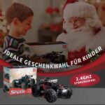 Carox 1:18 Ferngesteuertes RC Auto – 25 km/h Monstertruck mit LED für Kinder ab 6 Jahren – Bild 7
