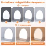 Comfytemp Tageslichtlampe 16.000 Lux – UV-freie Lichttherapie für Schreibtisch & Schlaf – Bild 8