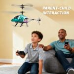 XIKOTEC RC Hubschrauber 31 cm – Ferngesteuert mit 2 Akkus & LED für Kinder ab 8 Jahren – Bild 9