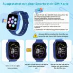 Berilona 4G Kinder-Smartwatch mit Videoanruf & GPS – Telefonuhr für Jungen & Mädchen (4–12 Jahre) – Bild 7