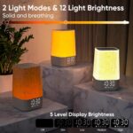 APUZOM Lichtwecker mit Sonnenaufgang – 30 Naturgeräusche & Ladefunktion für erholsamen Schlaf – Bild 5
