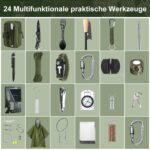 MH MYLUNE HOME Taktischer Adventskalender 2026 – 24er Survival-Set mit Hüfttasche & Poncho – Bild 3