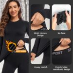 Hyeek Thermounterwäsche Set Damen – Wärmefleece Funktionsunterwäsche für Winter & Sport – Bild 7