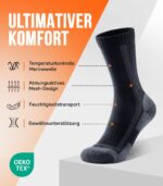 Ruixue Merino Wandersocken 3er-Pack – Thermosocken für Herren, Damen & Kinder – Bild 2