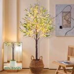 DELICHTER Olivenbaum 180 cm mit 300 LED warmweiss – Deko-Lichterbaum für Innen & Aussen – Bild 7