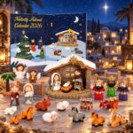 Krippen-Adventskalender 2026 – 24 Krippenfiguren Komplettset für Kinder ab 1 Jahr
