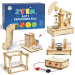 ADUSRIZ 6-in-1 Elektronik Baukasten – STEM Experimente für Kinder ab 8 Jahren