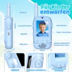 iKidiki Video Walkie Talkie Kinder Aufladbar – HD Videoanrufe mit Spracheffekten für 3-8 Jahre – Bild 6