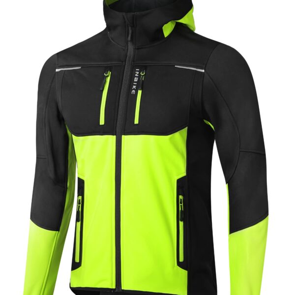 INBIKE Fahrradjacke Herren Wasserdicht Softshelljacke – Wärmend & Atmungsaktiv für Radsport