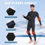 SIMIYA Thermounterwäsche Herren Set mit Fleece – Warme Funktionsunterwäsche für Winter & Ski – Bild 3