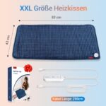 Comfytemp XXL-Heizkissen 83x43cm – Ultraweich Wärmekissen mit Abschaltautomatik – Bild 3