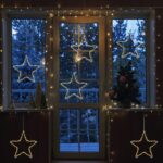 Litake LED Weihnachtsstern 6M 60 LEDs mit 8 Modi – Fensterdeko Batteriebetrieben (5er Set) – Bild 6