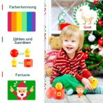 Adventskalender Bauernhof 2026 für Kleinkinder 1-3 Jahre – 24 Montessori Lernspielzeuge – Bild 3