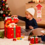 DELICHTER Selbstöffnende Weihnachtsgeschenkbox mit 48 LEDs, Musik & Bewegungssensor – 28×18×30 cm – Bild 6