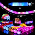 24er Pop Tubes LED Leuchtröhren mit 3 Lichtmodi – Farbenfrohe Partygeschenke für Kinder – Bild 4