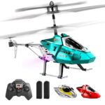 XIKOTEC RC Hubschrauber 31 cm – Ferngesteuert mit 2 Akkus & LED für Kinder ab 8 Jahren