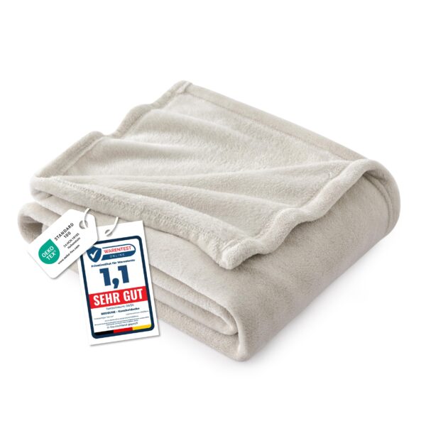 BEDSURE Fleecedecke 150x200 cm – Ultraweiche Kuscheldecke aus Mikrofaser für Sofa & Bett